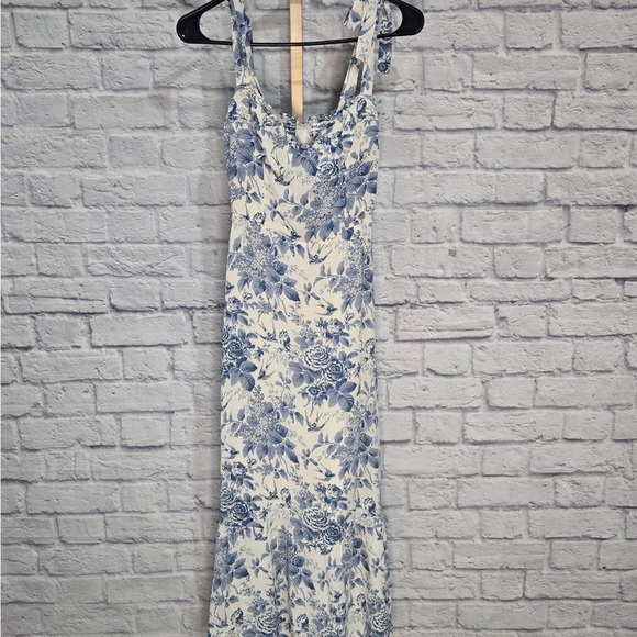 Reformation Dresses & Skirts - Reformation Nikita Olympia Floral Midi Dress Sleeveless Cottagecore Womens Sz 6